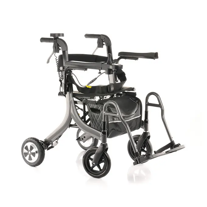 Elektromotorna Invalidska Kolica MULTIPLUS - Električna, ručna i transportna funkcija Elektromotorna invalidska kolica MULTIPLUS - Aluminijumski ram i više funkcija