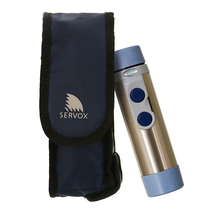 Govorni aparat sa futrolom Servox - Pomoć za osobe sa oštećenjem glasa Govorni aparat sa futrolom Servox - Ortopedski proizvod za osobe sa oštećenjem glasa.