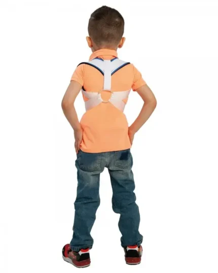 Dečiji bandazer kljucne kosti – zadnji prikaz ortopedskog bandažera